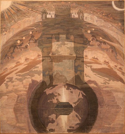Gallery illustration for M. K. Čiurlionis's "Rex" (1909) in the theosophical light of the fin de siècle