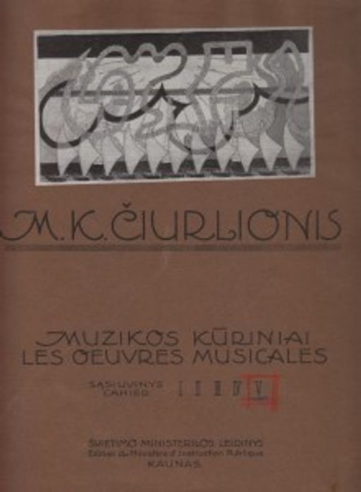 Galerijos kortelės iliustracija M. K. Čiurlionis. Muzikos kūriniai (V)