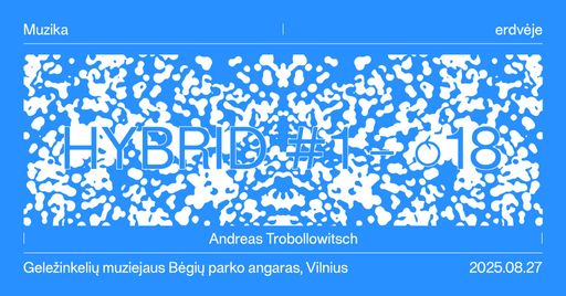 Paveikslėlis elementui: Festivalio „Muzika erdvėje“ garso instaliacija: „hybrid #1 – ⥀18“
