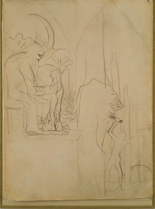 Image for Sketches for the Stained-glass Diptych Rex