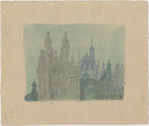 Image for The City. From the cycle of sketches “The City”. 