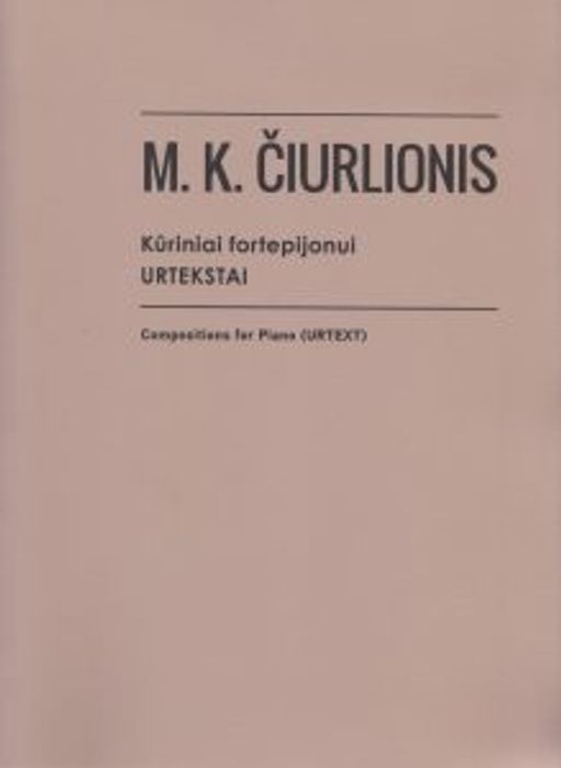 Galerijos kortelės iliustracija Kūriniai fortepijonui. Urtekstai