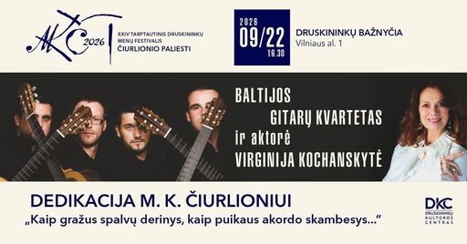 Dedicated to M. K. Čiurlionis: “Like a beautiful combination of colors, like the sound of a perfect chord...”