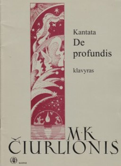 Image for: M.K.Čiurlionis. De profundis. Klavier