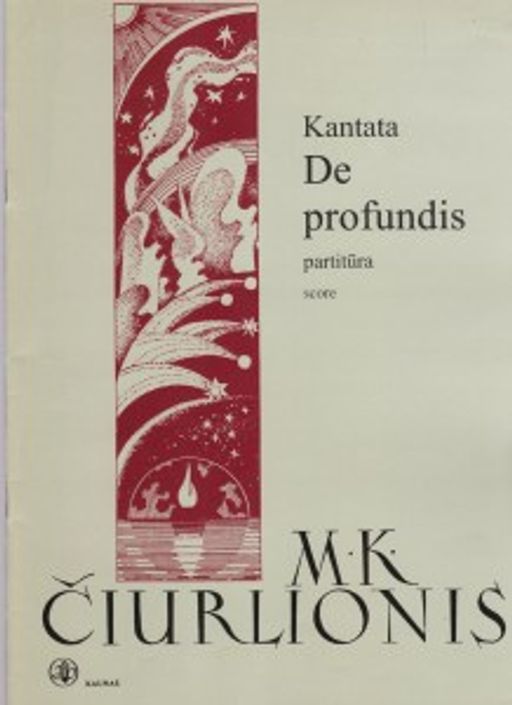 Galerijos kortelės iliustracija M.K.Čiurlionis. De profundis. Partitūra