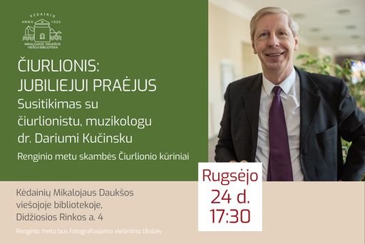 “Čiurlionis: After the Anniversary.” A Conversation with Musicologist and Čiurlionis Scholar Darius Kučinskas