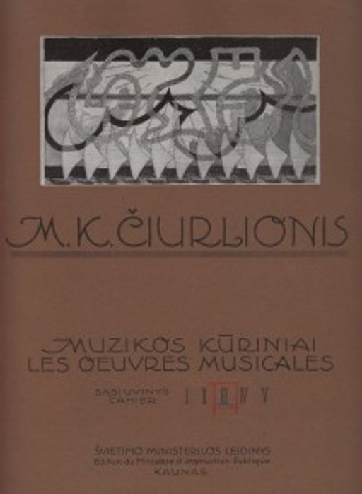Galerijos kortelės iliustracija M. K. Čiurlionis. Muzikos kūriniai (III)