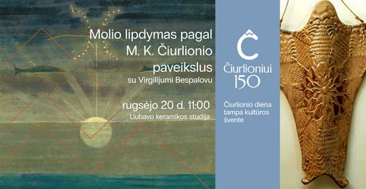 Paveikslėlis elementui: Dirbtuvės „Molio lipdymas pagal M. K. Čiurlionio paveikslus“