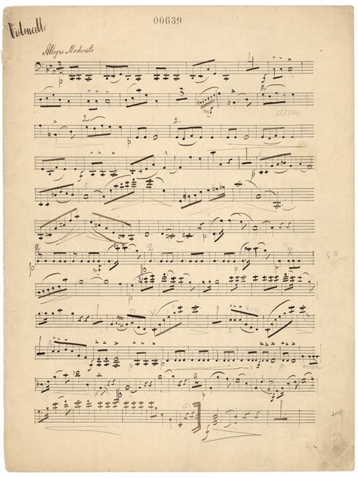 Paveikslėlis elementui Styginių kvartetas c-moll (violančelė)