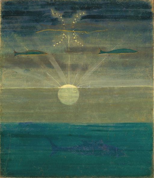 Image for The Sun is Passing the Sign of Pisces. II from the cycle of 12 paintings “The Zodiac”. 