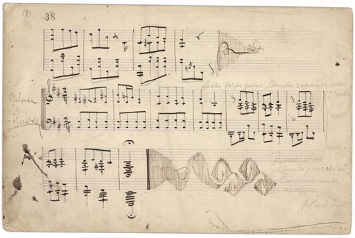 Image for Decoration of the notes for the song Piosęka Litewska (Lithuanian song)