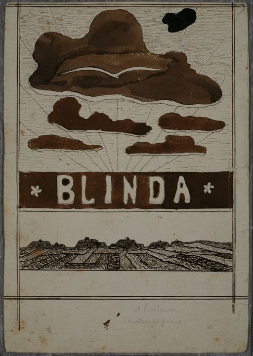 Image for Cover Design for G. Landsbergis-Žemkalnis book "Blinda"