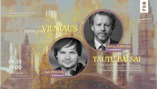 Paveikslėlis elementui: „Vilniaus tautų balsai“: Gleb Pyšniak (violončelė), Rokas Zubovas (fortepijonas)  – pirmoji dovana Vilniui