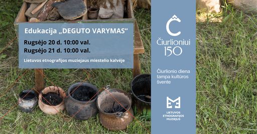 Paveikslėlis elementui: Kūrybinės dirbtuvės „Deguto varymas“