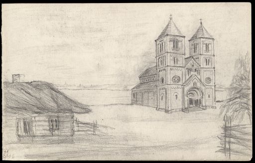 Image for Drawings of the Church and a Hut