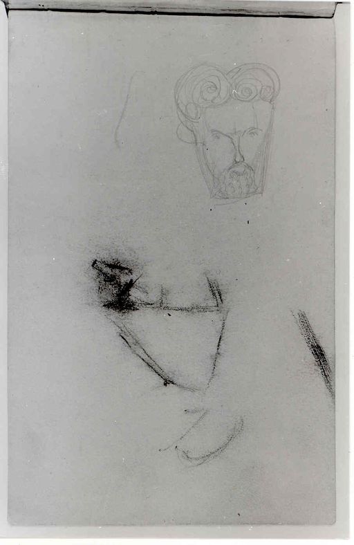 Image for Portrait of a man and a sketch