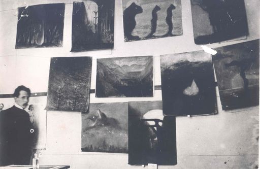 Image for M. K. Čiurlionis Exhibition in Warsaw School of Fine Arts