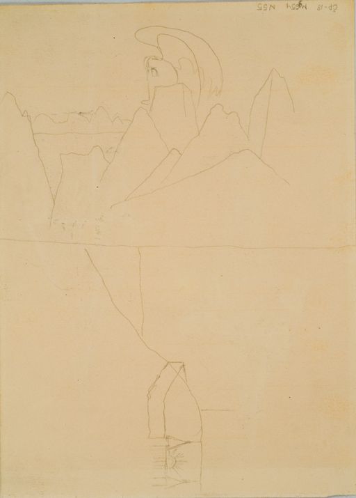 Gallery illustration for Sketches for the painting "Angel (Prelude of the Angel)" and Compositions