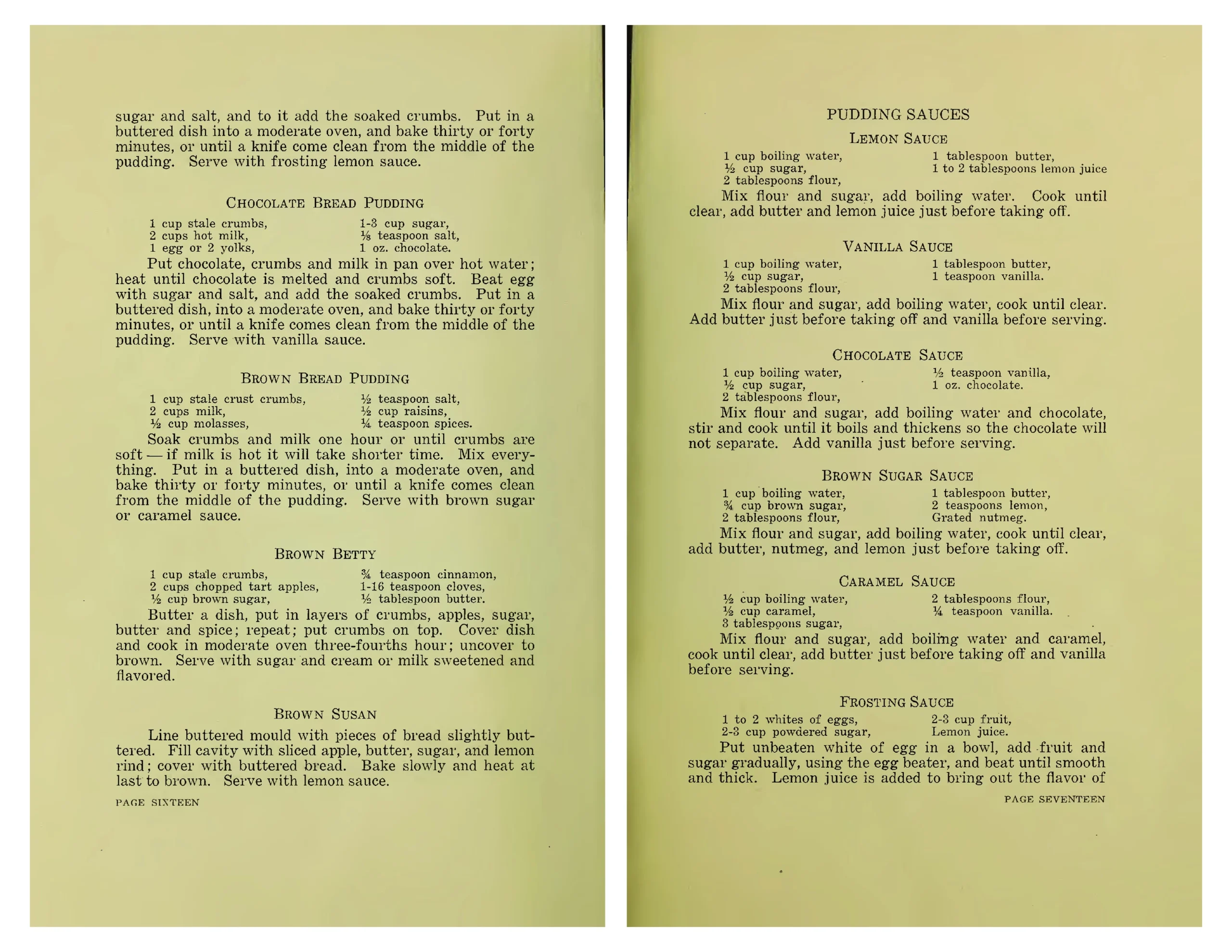 War bread and bread crumbs recipes (1918)