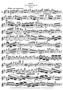 Kuhlau - Three Duets, Op. 10