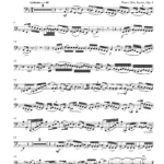Sheet music for tuba and piano titled Romanze, Op. 4 by Franz Sturm, featuring a solo tuba line above a piano accompaniment.