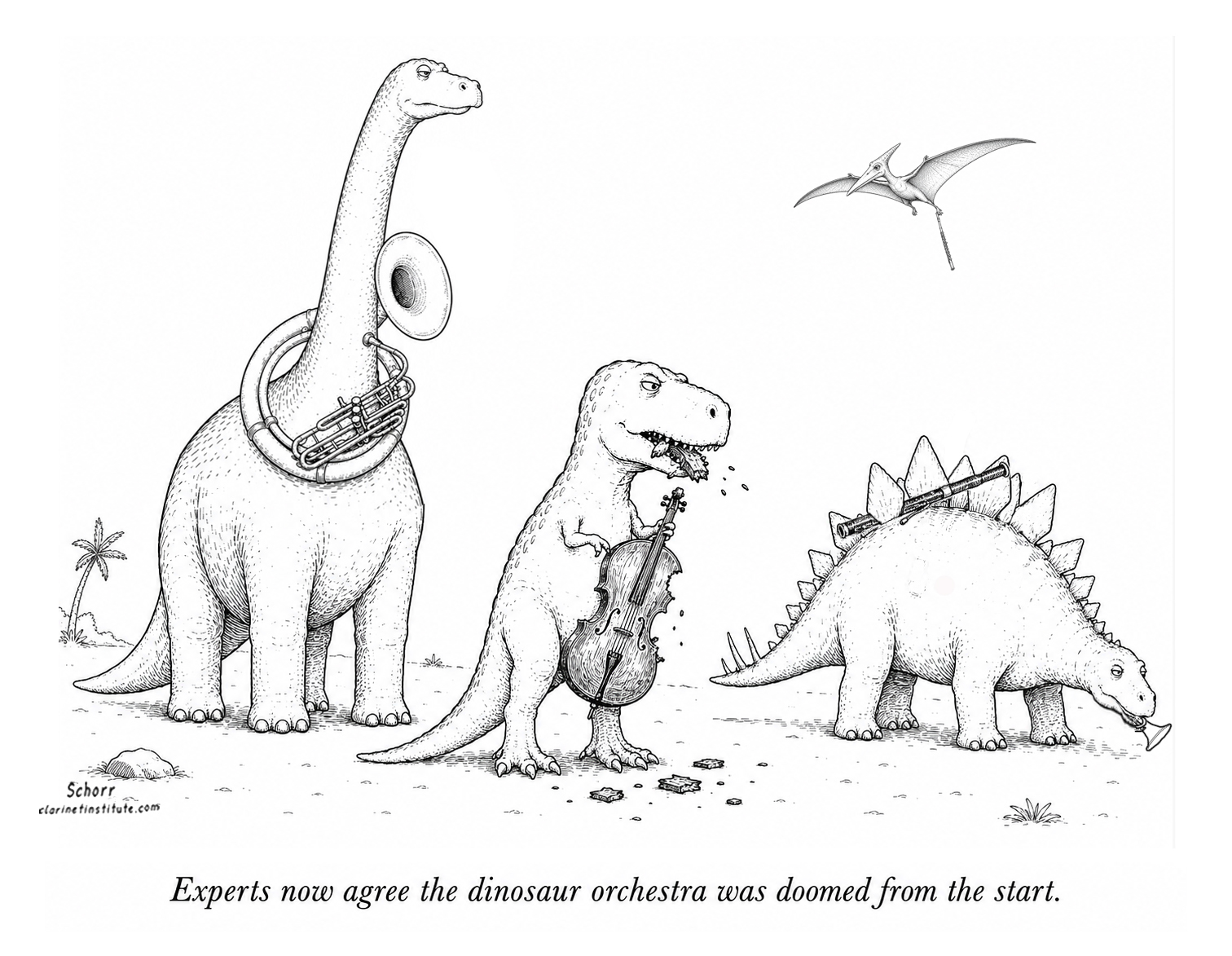 If Dinosaurs had Instruments