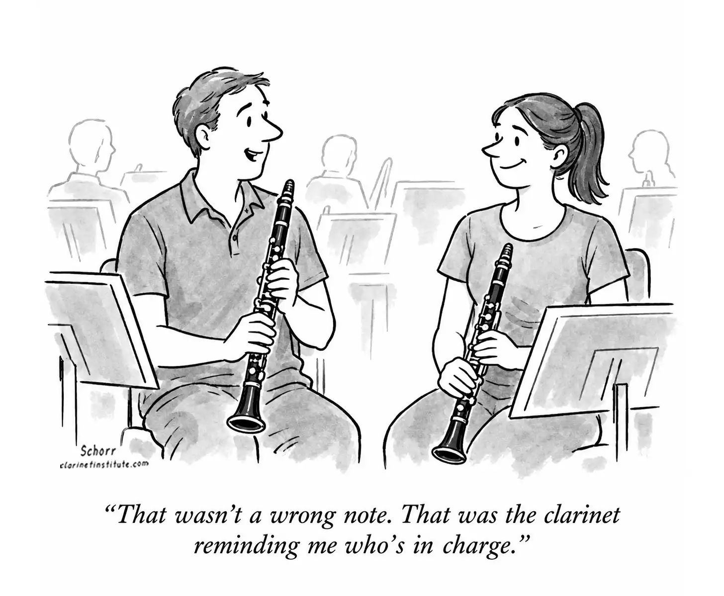 Clarinet is in Charge