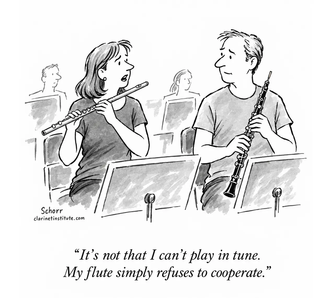 My Flute Refuses to Cooperate
