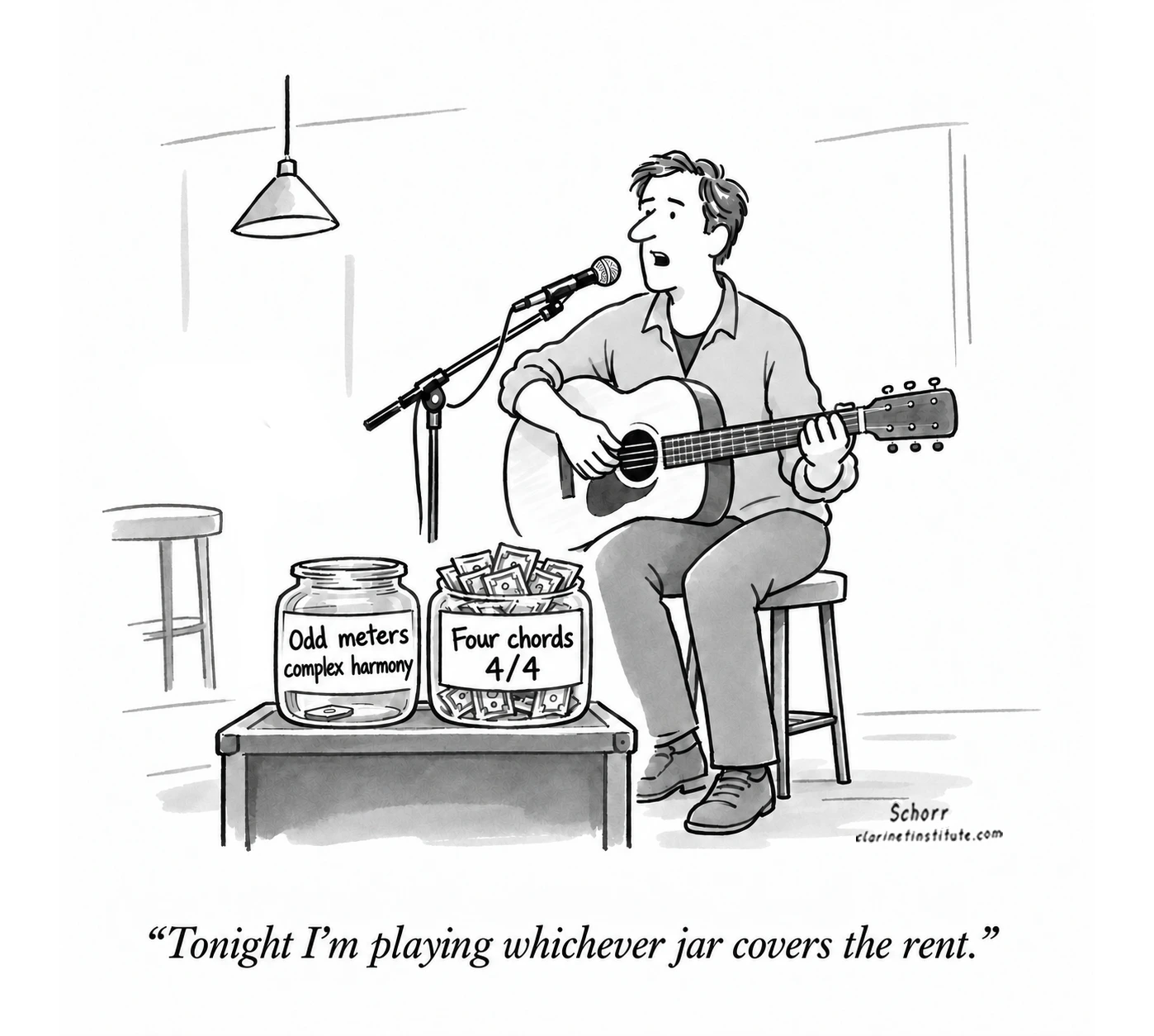 Whichever Jar Covers the Rent
