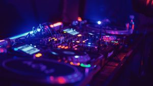DJ software and equipment ready for a live set