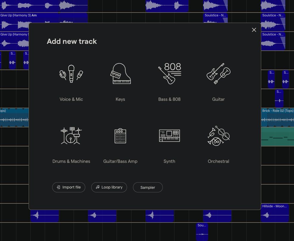 Soundtrap Instruments