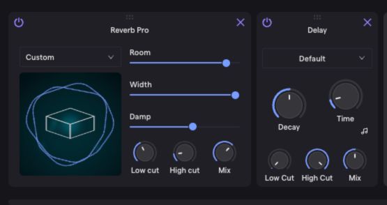 Soundtrap Reverb And Delay Effects