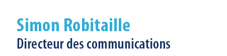 Simon Robitaille Directeur des communications