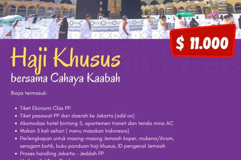 Haji Plus -  Selagi Sedang Ada Promo, Ayo Daftar! | Cahaya Kaabah Travel Tanah Sareal | 081219315458