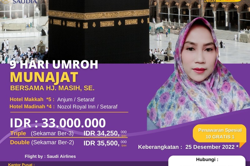 Travel Umroh Terpercaya Di Kota Serang, Kabupaten Serang Banten 2022 | 081219315458