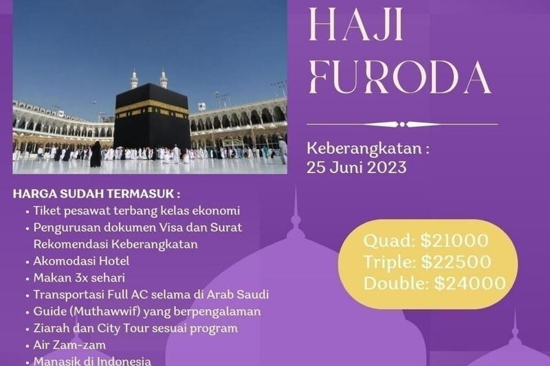 Haji Furoda - Khusus Pendaftaran Minggu Ini Dapat Harga Spesial! | Cahaya Kaabah Travel Kabupaten Serang | 081219315458