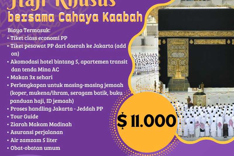 Haji Plus -Daftar Haji Plus Dengan Harga Terbaik! | Cahaya Kaabah Travel Sawangan | 081219315458