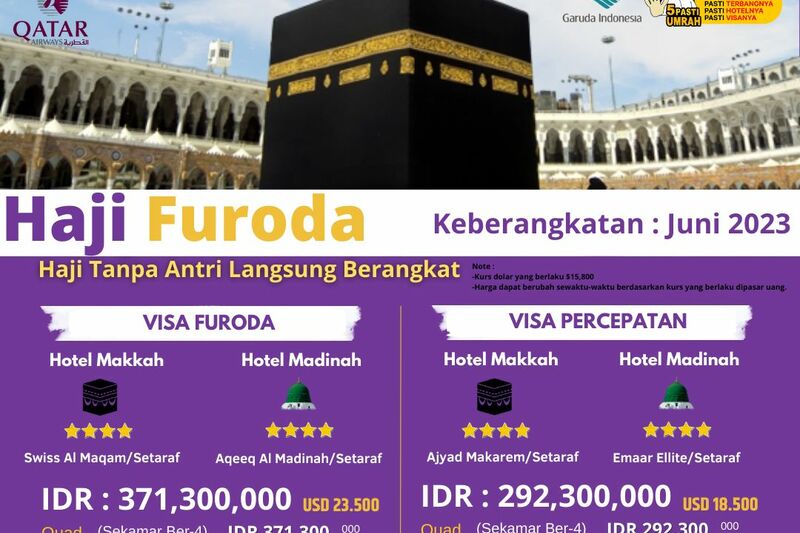 Haji Furoda - Haji langsung berangkat, Yuk Buruan Daftar Sekarang! | Cahaya Kaabah Travel Bandung | 081219315458