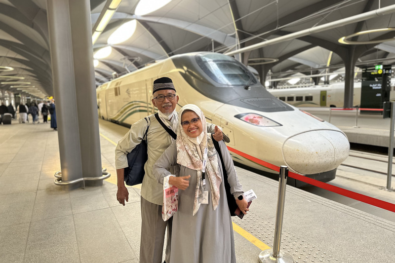 Kini Jarak Dari Mekah Ke Madinah Hanya 2 Jam Dengan Kereta Cepat Haramain