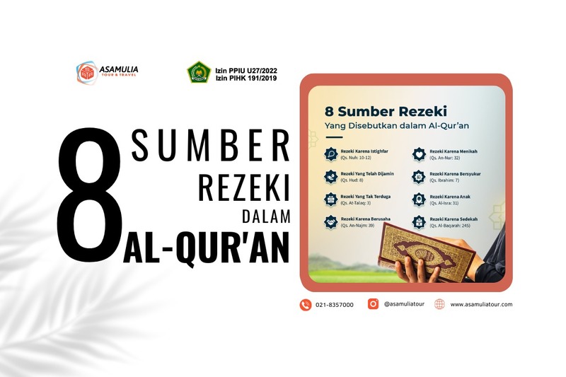 8 SUMBER REJEKI DALAM ALQUR'AN