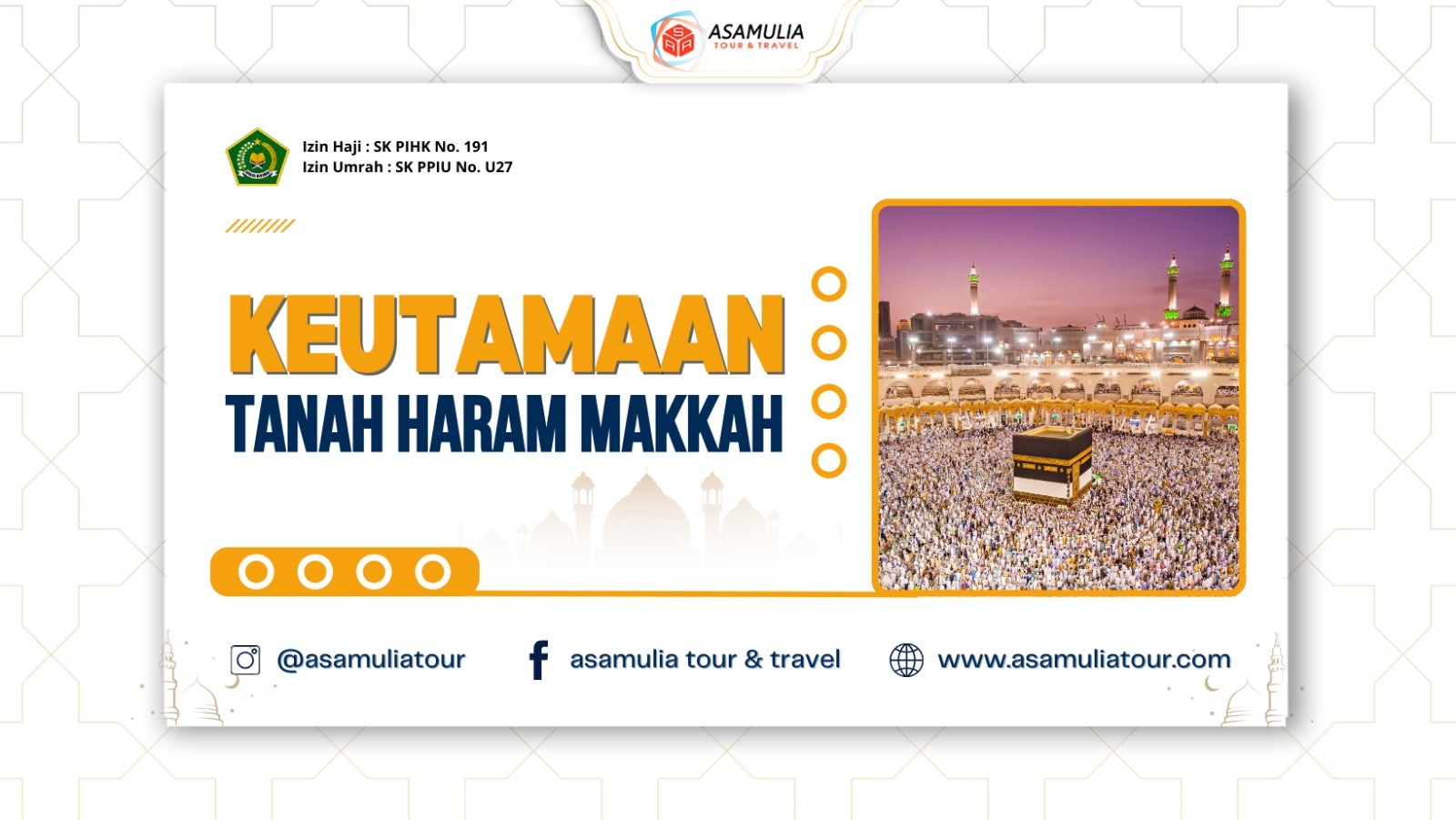 KEUTAMANAAN TANAH HARAM MAKKAH