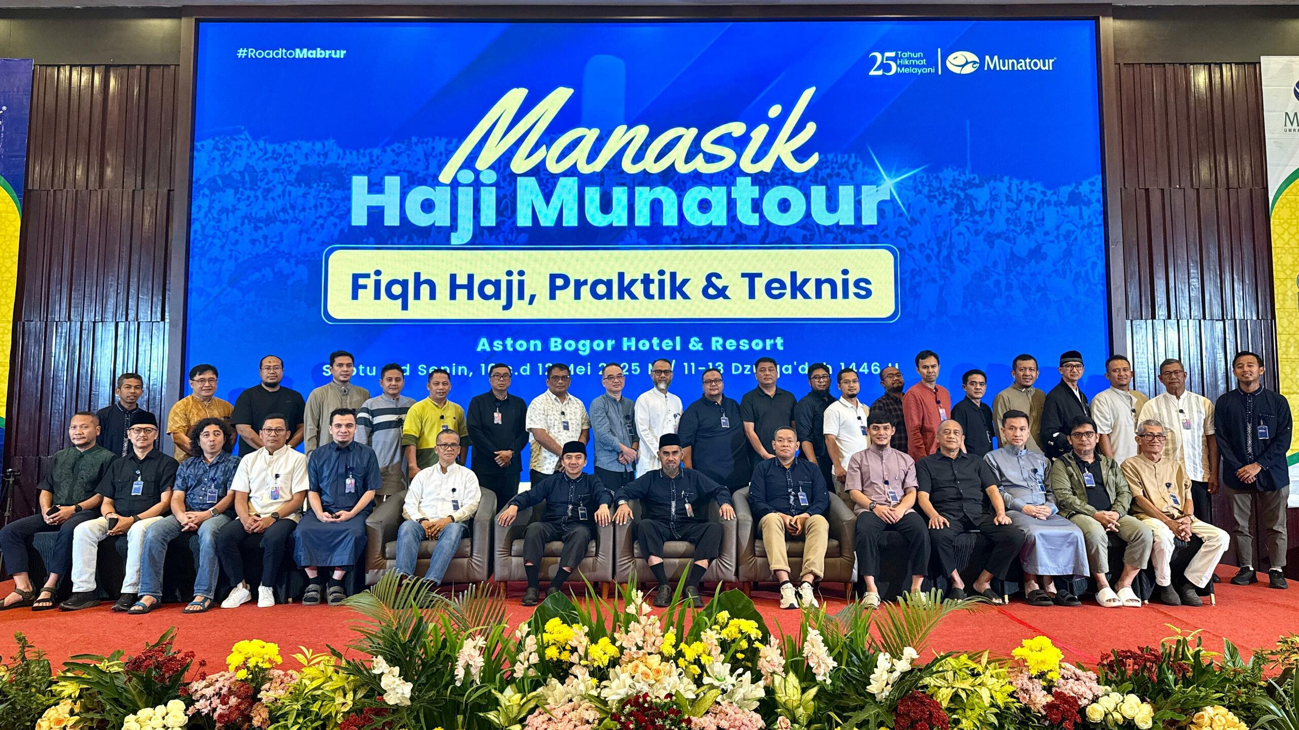 Munatour Travel Gelar Manasik Haji 3 Hari 2 Malam di Hotel Aston Bogor untuk Jamaah Haji 1446 H / 2025 M