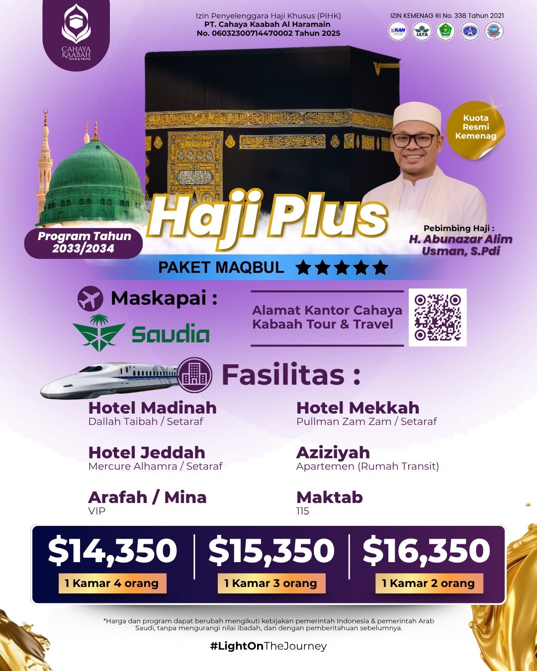 HAJI PLUS PAKET MAQBUL🌟🌟🌟🌟2033/2034 | HUB : 085692463920