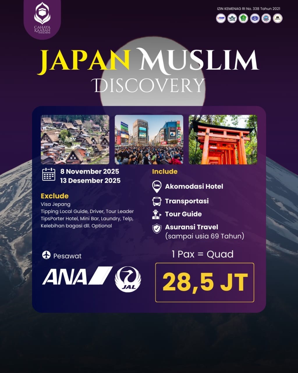 JAPAN MUSLIM DISCOVERY | SURABAYA 2025 | HUB : 085692463920