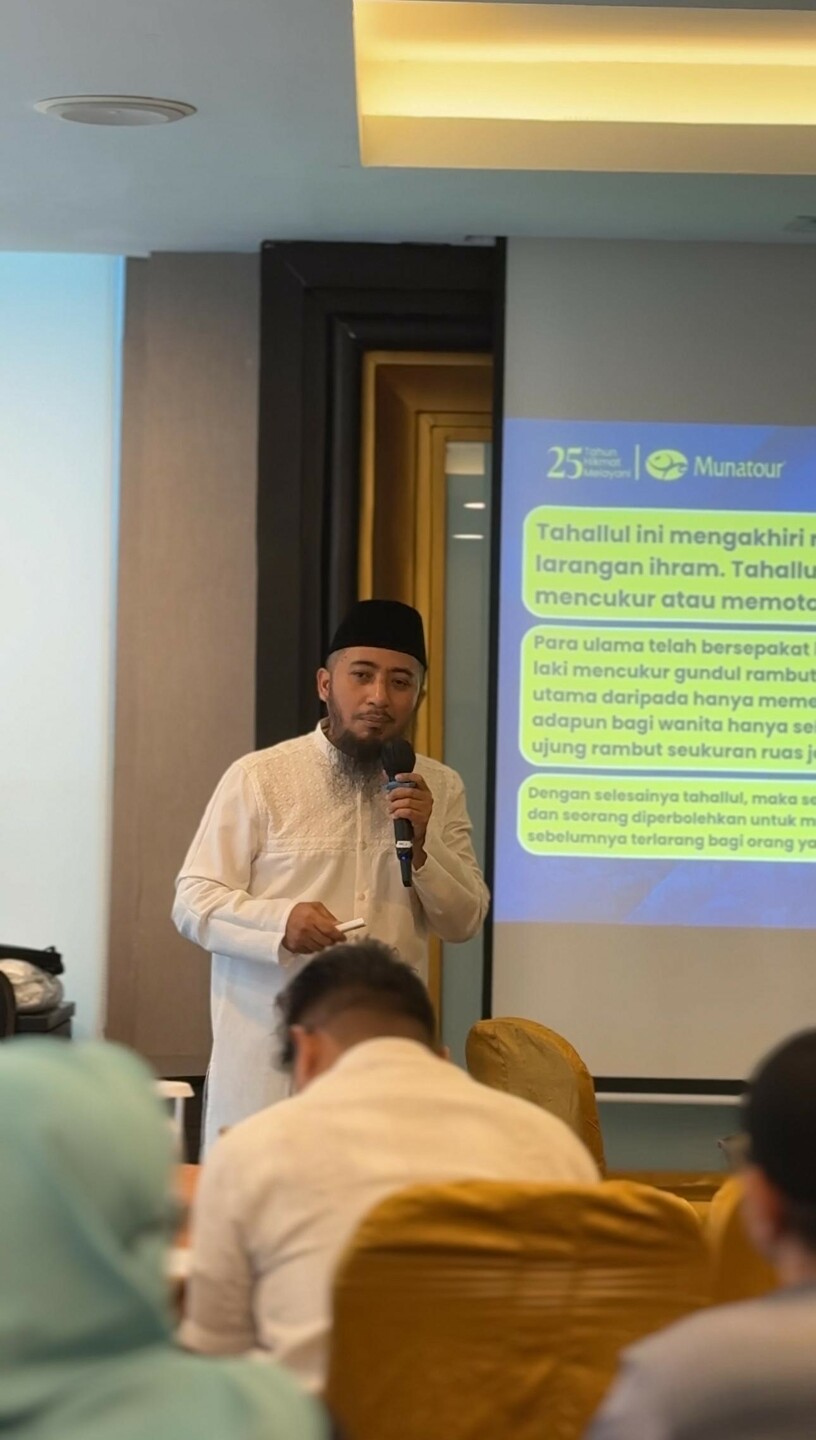 Manasik Umrah Perdana Munatour untuk Keberangkatan 13 dan 23 Juli 2025