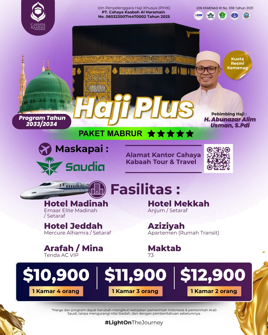HAJI PLUS PAKET MABRUR 20233-2034 | CIBUBUR | HUB 0895 0888 4721 