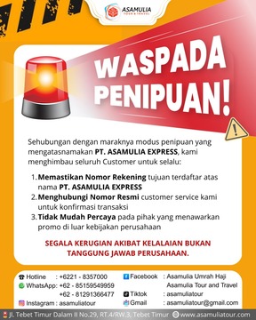 ⚠️ HATI - HATI PENIPUAN!