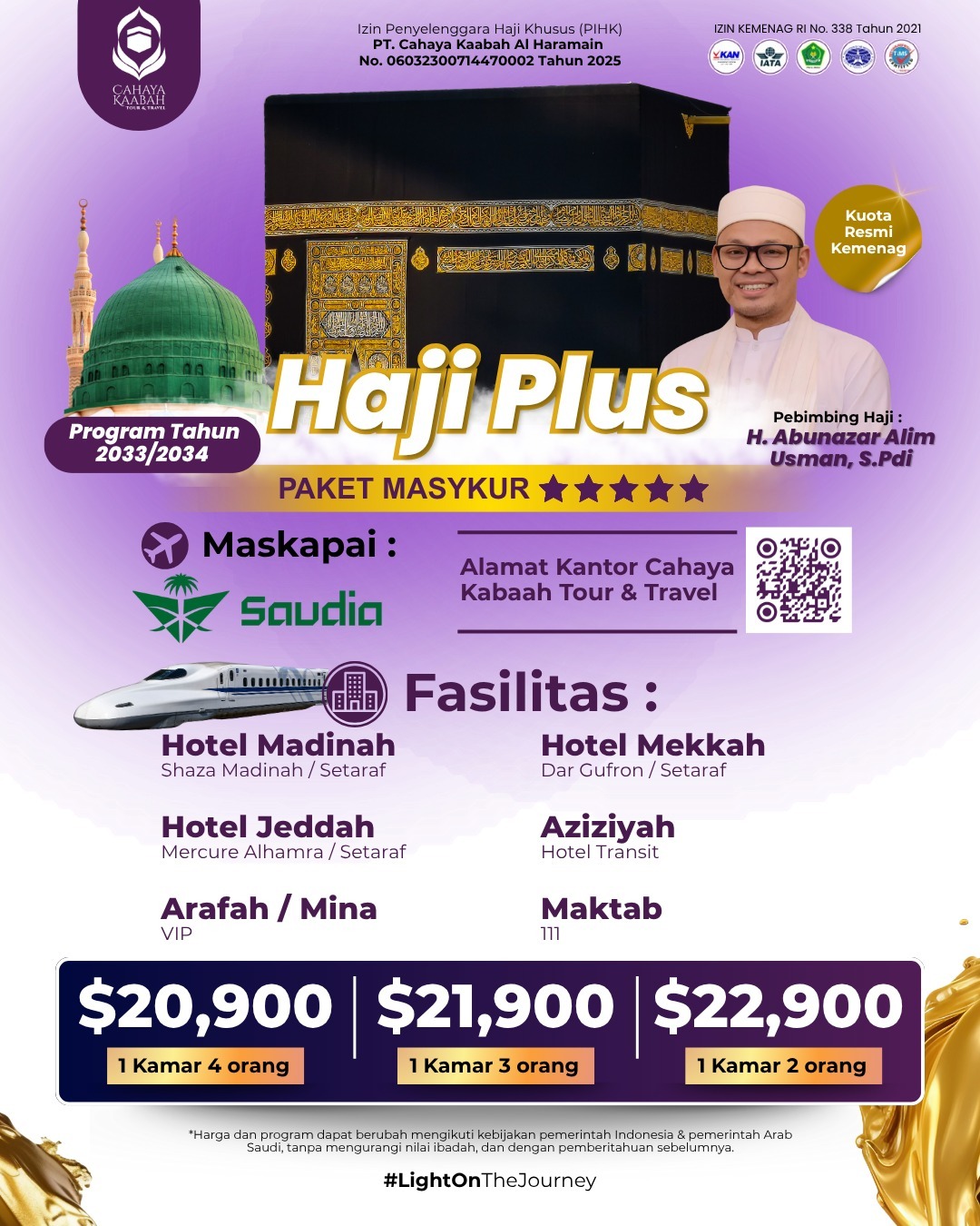 PAKET MASYKUR 2033/2034 | BERANGKAT DARI SEMARANG | HUB 0895 0888 4721  