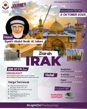 Mengungkap Keindahan Irak: Ziarah Makam Para Ulama dari cahaya kaabah Tour And Travel | Cibubur | Hub : 085692463920