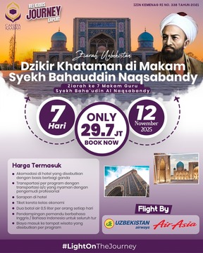 ZIARAH UZBEKISTAN | DZIKIR KHATAMAN DI MAKAM SYEKH BAHAUDDIN NAQSABANDY | 12 November 2025 | Cibubur | Hub 0895 0888 4721 